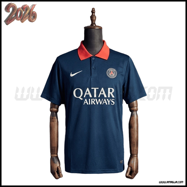 Maglia Polo PSG Blu/Arancia 2026/2027