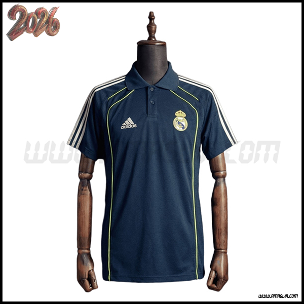 Maglia Polo Real Madrid Blu Scuro 2026/2027