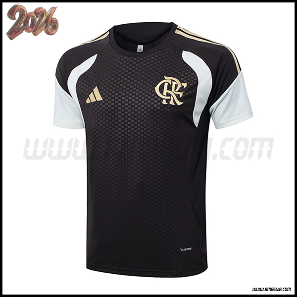 Training T-Shirt Flamengo Nero/Bianco/Giallo 2026/2027