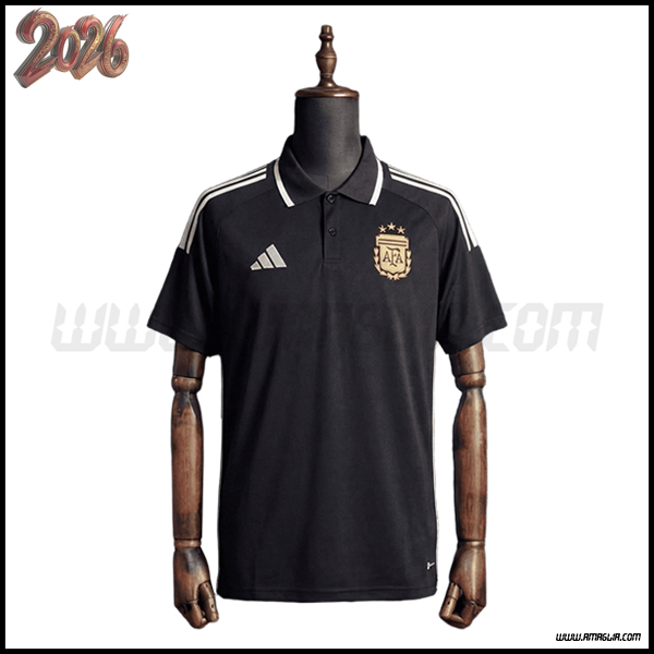Training T-Shirt Argentina Nero/Bianco 2026/2027