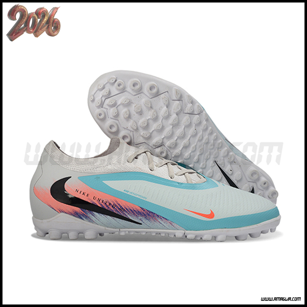 Nike Scarpe Da Calcio Phantom 6 Low Pro Blu/Bianco/Arancia