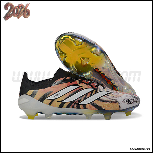 Adidas Scarpe Da Calcio 26 Predator Elite FG Arancia/Nero/Bianco