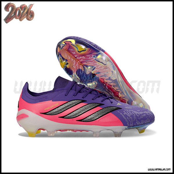 Adidas Scarpe Da Calcio 26 Predator Elite FG viola/Rosa/Grigio