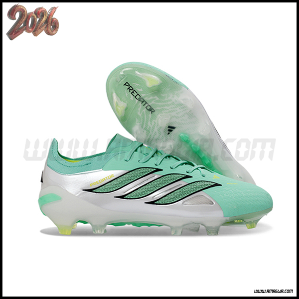 Adidas Scarpe Da Calcio 26 Predator Elite FG Verde/Bianco