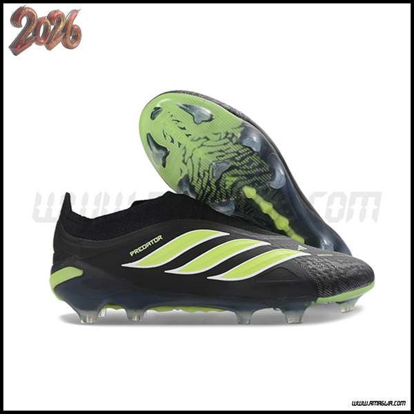 Adidas Scarpe Da Calcio 26 Predator Elite LL FG Nero/Verde