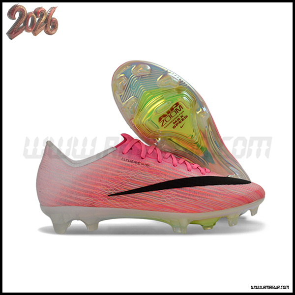 Nike Scarpe Da Calcio AIR Zoom Mercurial Vapor 17 Elite XXVI FG Rosa/Nero