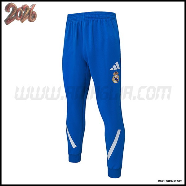 Pantaloni Da Allenamento Real Madrid Blu 2025/2026