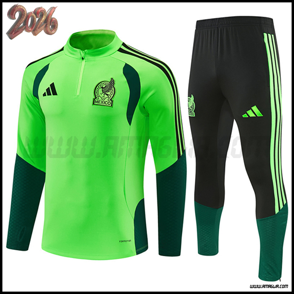 Tuta Allenamento Messico Verde 2026/2027