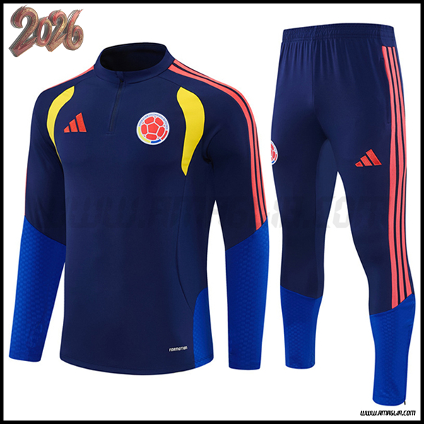 Tuta Allenamento Colombia Blu Reale 2026/2027