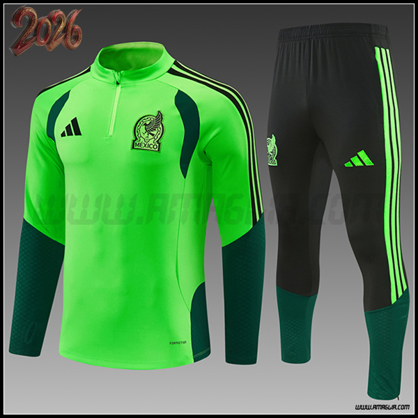 Tuta Allenamento Messico Verde 2026/2027