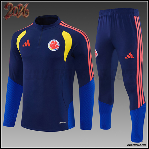Tuta Allenamento Colombia Blu Reale 2026/2027