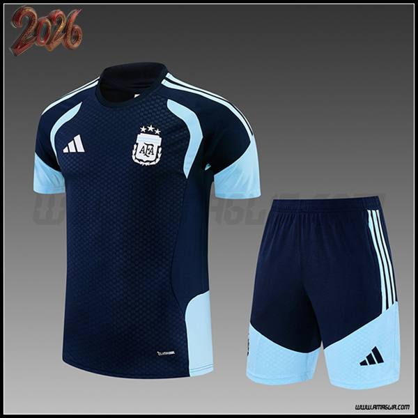 Kit Maglia Allenamento Argentina Bambino Blu Reale 2025/2026