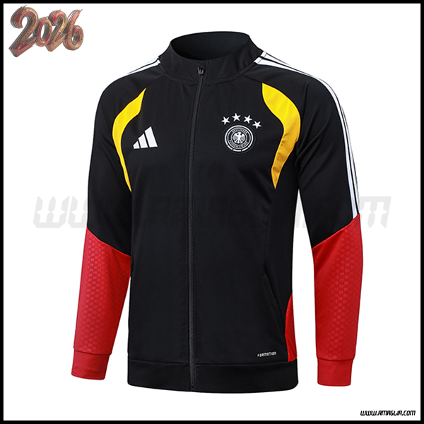 Giacca Calcio Germania Nero/Rosso/Giallo 2026/2027