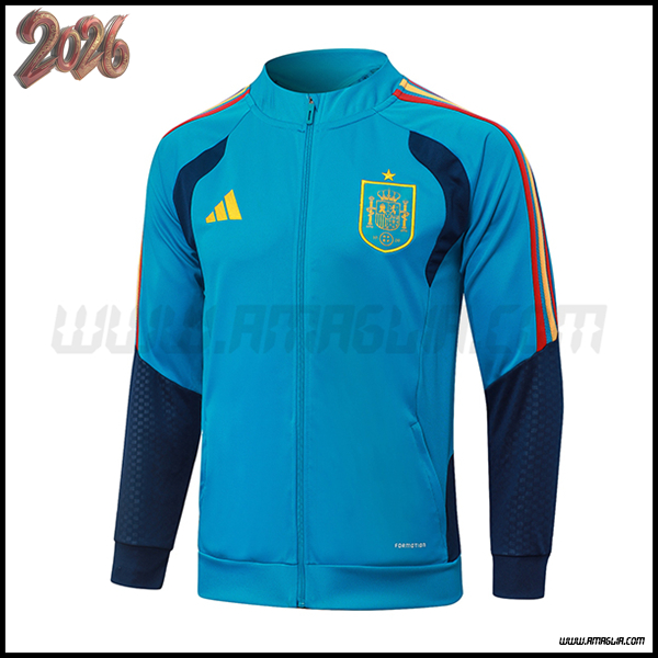Giacca Calcio Spagna Blu 2026/2027