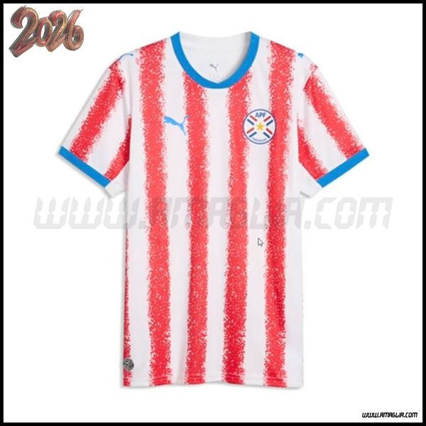 Prima Maglia Squadra Paraguay Coppa del Mondo 2026