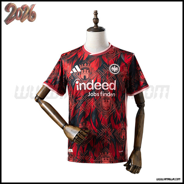 Maglia da Eintracht Frankfurt Edizione Speciale Rosso/Nero 2026/2027