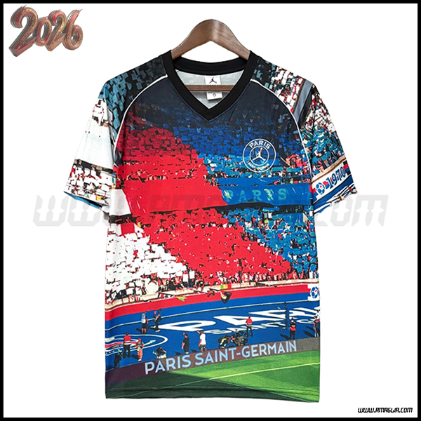 Maglia da PSG Edizione Speciale Rosso/Blu 2026/2027