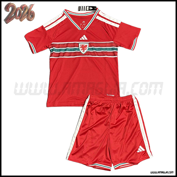 Maglia Calcio Galles Bambino 2026/2027