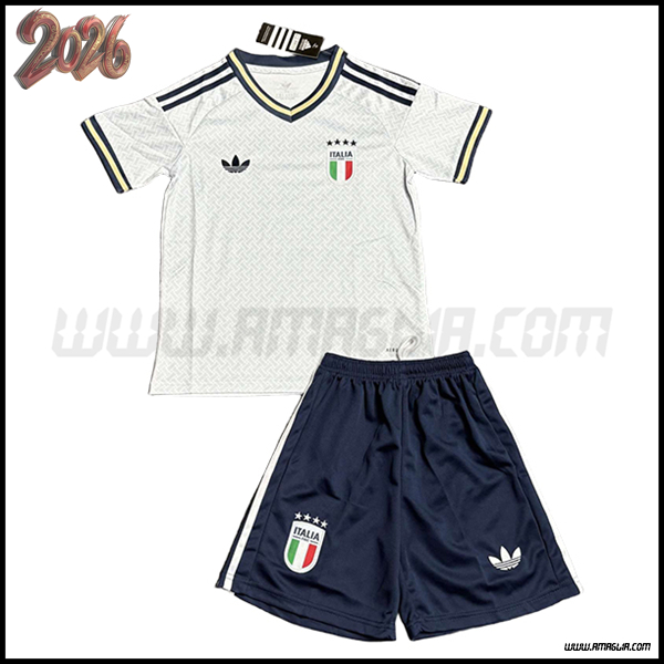 Seconda Maglia Calcio Italia Bambino 2026/2027