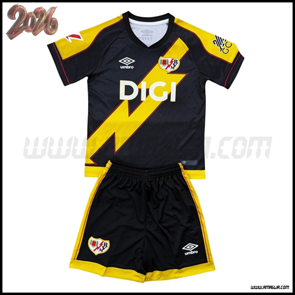Terzo Maglia Calcio Rayo Vallecano Bambino 2025/2026