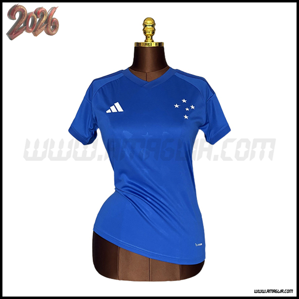 Prima Maglia Calcio Cruzeiro Donne 2026/2027