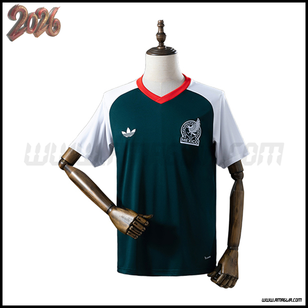 Maglia Allenamento Messico Verde/Bianco 2026/2027