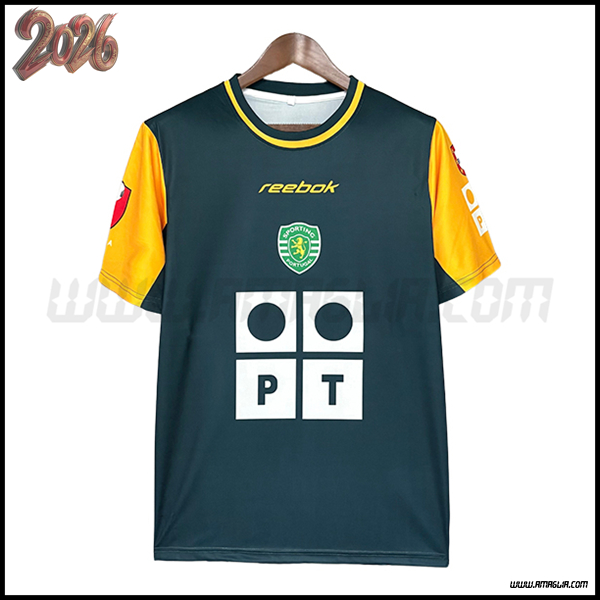 Maglia Allenamento Sporting Lisbon Verde/Giallo 2026/2027