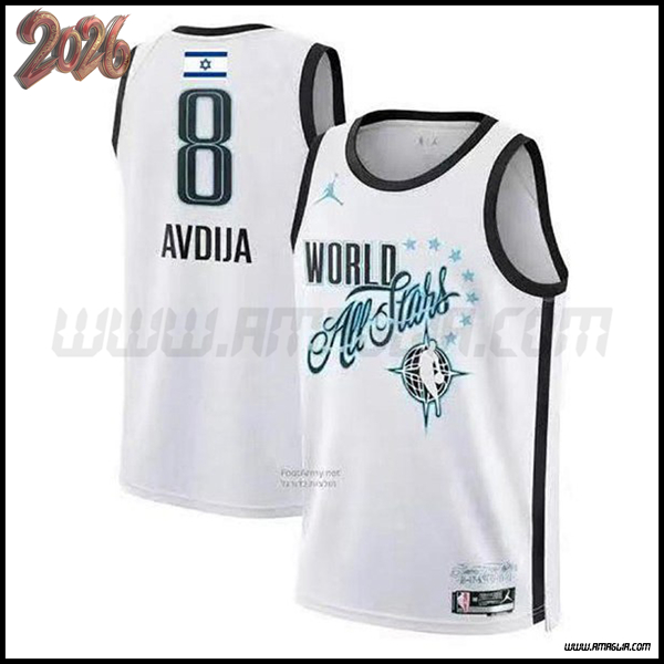Maglia American All-Star (AVDIJA #8) 2026/27 Bianco/Nero