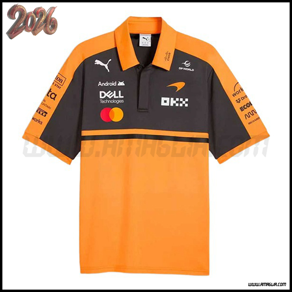 Polo F1 McLaren Team Arancia/Nero 2026