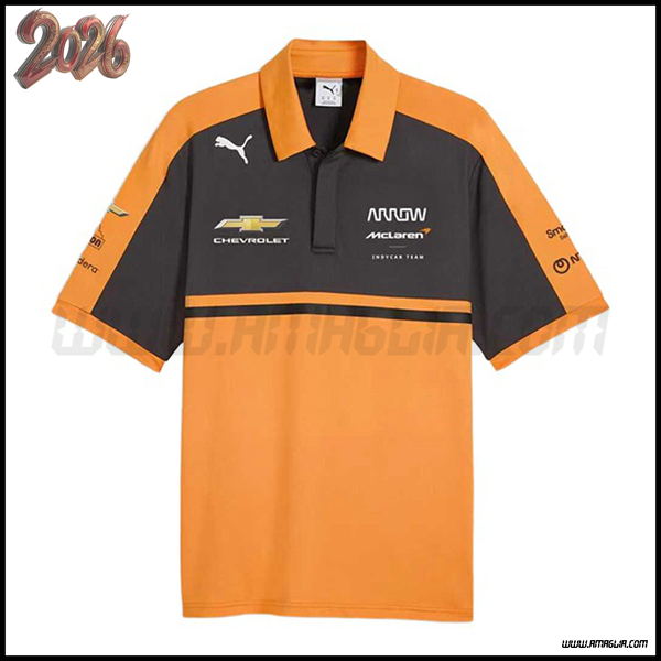 Polo F1 McLaren Team Arancia/Nero 2026 -02