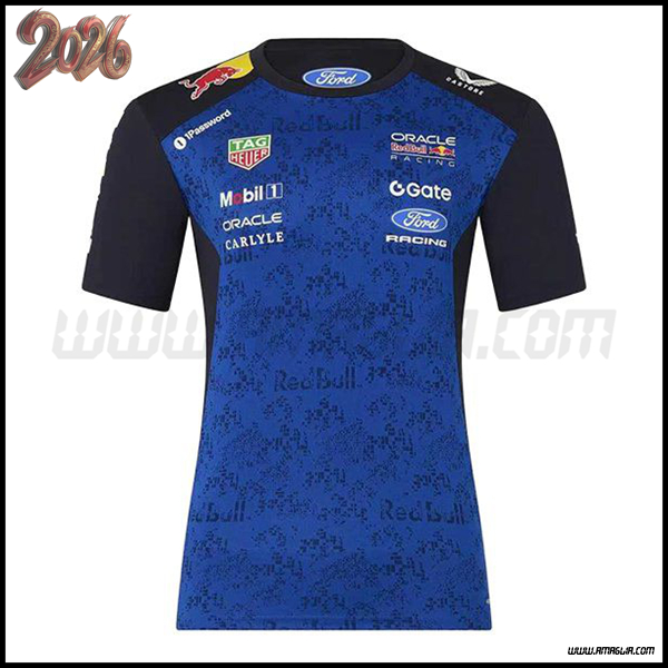 Maglietta RedBull Racing Team Blu/Nero 2026
