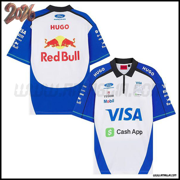 Polo F1 RedBull Racing Team Blu/Bianco 2026