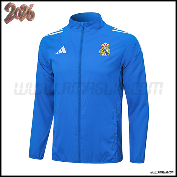 Giacca A Vento Real Madrid Blu 2026/2027