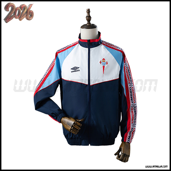Giacca A Vento Celta Vigo Blu/Bianco/Rosso 2026/2027
