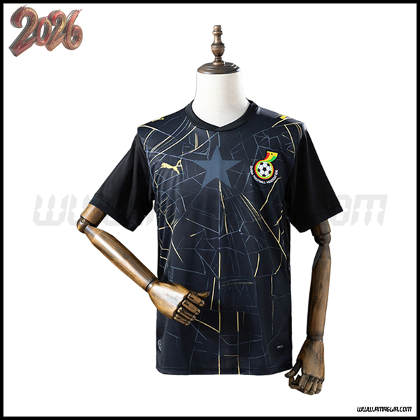 Maglia Squadra Ghana Edizione Speciale Nero 2026/2027