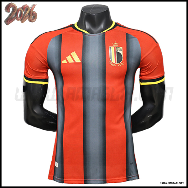 Maglia Squadra Belgio Edizione Speciale Rosso/Grigio 2026/2027