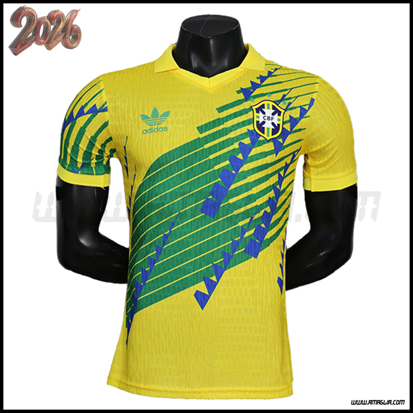 Maglia Squadra Brasile Edizione Speciale GIALLO/Verde 2026/2027