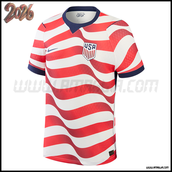 Prima Nuovo Maglia Squadra STATI UNITI Coupe Du Monde 2026