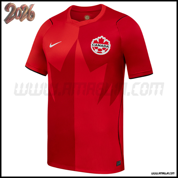 Prima Nuovo Maglia Squadra Canada Coupe Du Monde 2026