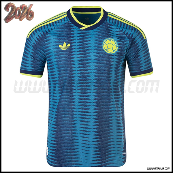 Seconda Nuovo Maglia Squadra Colombia Coupe Du Monde 2026
