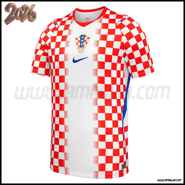 Prima Nuovo Maglia Squadra Croazia Coupe Du Monde 2026