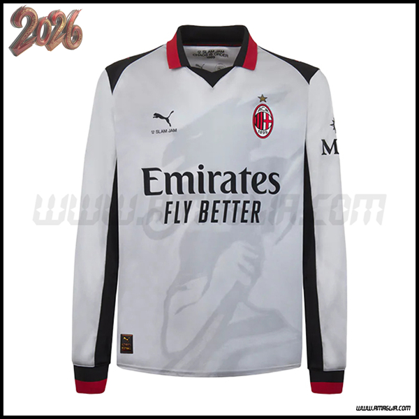 Maglia da Portiere AC Milan Maniche Lunghe Quarto 2025/2026
