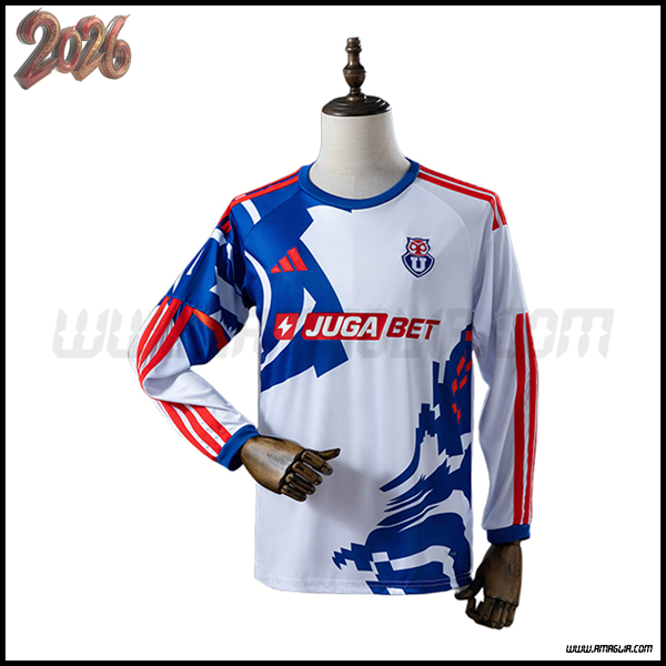 Seconda Maglia Calcio Universidad de Chile Maniche Lunghe 2026/2027