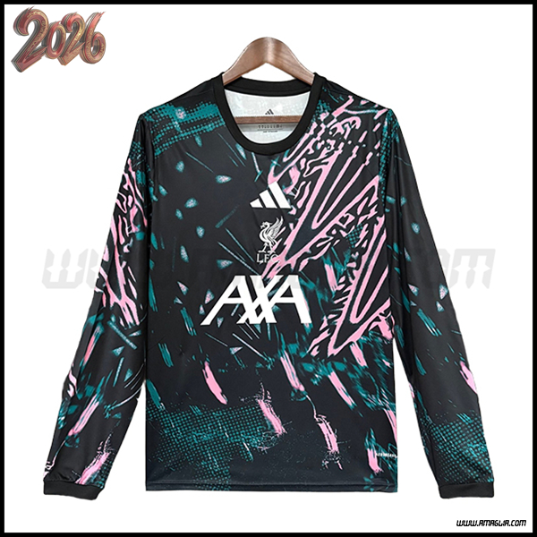Maglia da Liverpool Maniche Lunghe Edizione Speciale Nero 2026/2027