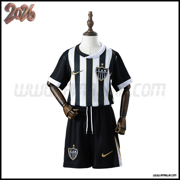 Prima Maglia Calcio Atletico Mineiro Bambino 2026/2027
