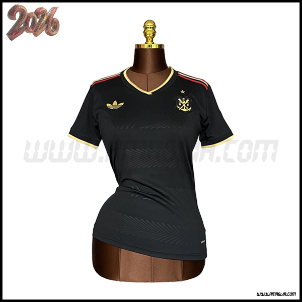Maglia Calcio Flamengo Donne Edizione Speciale Nero 2026/2027
