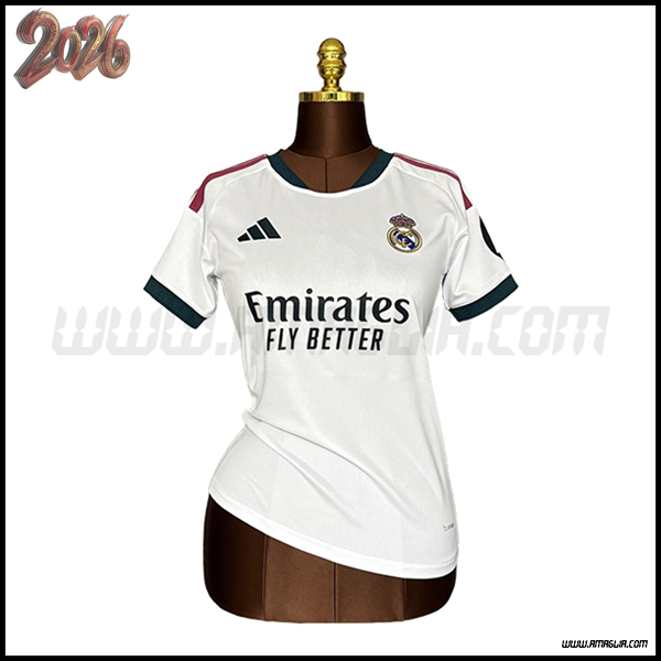 Prima Maglia Calcio Real Madrid Donne 2026/2027