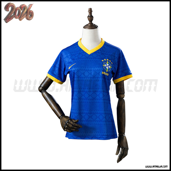 Maglia Calcio Brasile Donne Edizione Speciale Blu 2026/2027