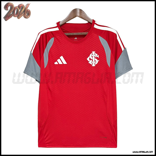 Training T-Shirt Internacional Rosso/Bianco/Grigio 2026/2027