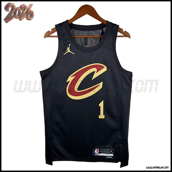 Maglia Cleveland Cavaliers (HARDEN #1) 2026/27 Nero/Giallo
